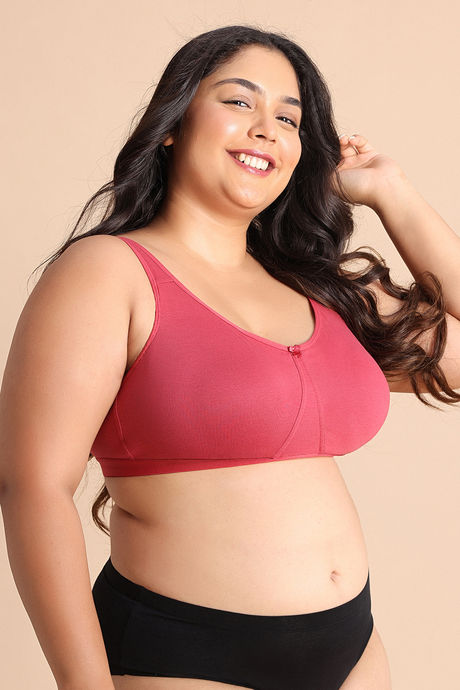 Zivame True Curv Double Layered Non Wired Full Coverage Minimiser Bra - Garnet Rose — image 3